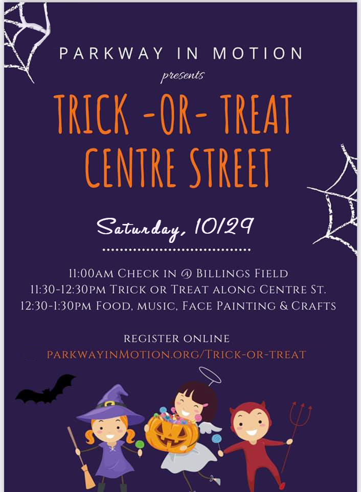 TrickorTreat Centre Street Parkway In Motion